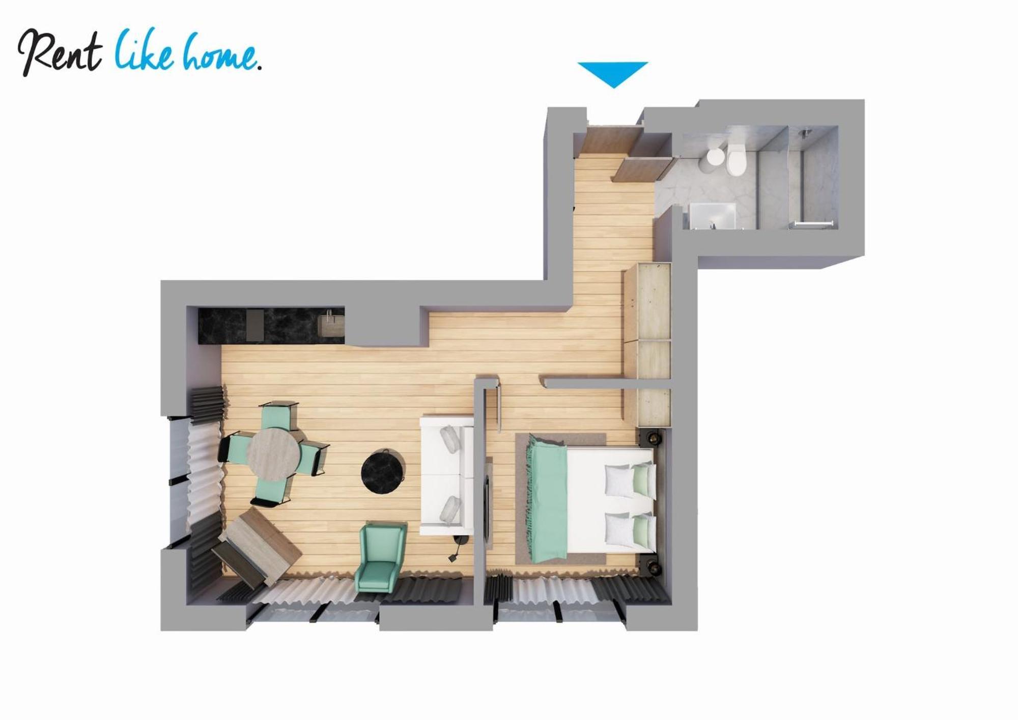 Apartamenty Deo Plaza By Rent Like Home Gdańsk Eksteriør billede